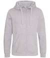 JH150 Graduate Heavyweight Zoodie Heather Grey colour image